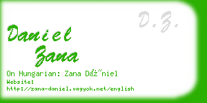 daniel zana business card